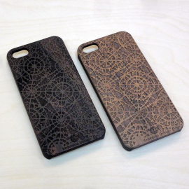 Деревянный чехол для iphone COOB x VedeninaDesign№2