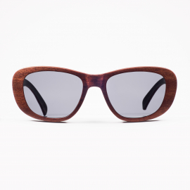 Деревянные многослойные очки S6095